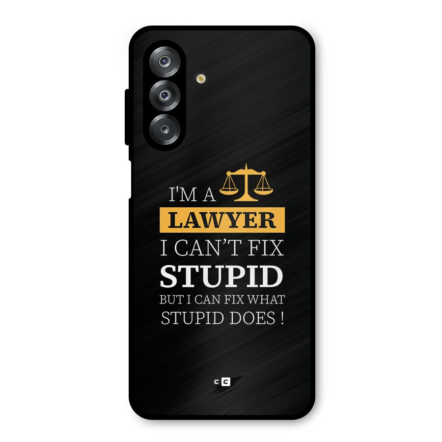Fix Stupid Case Metal Back Case for Galaxy A26