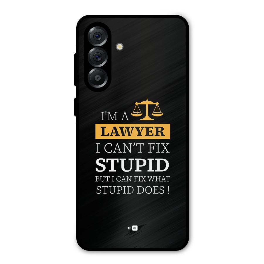 Fix Stupid Case Metal Back Case for Galaxy A36