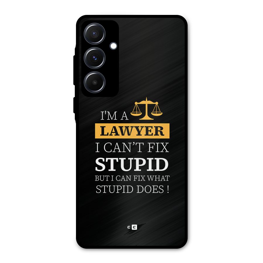 Fix Stupid Case Metal Back Case for Galaxy A55