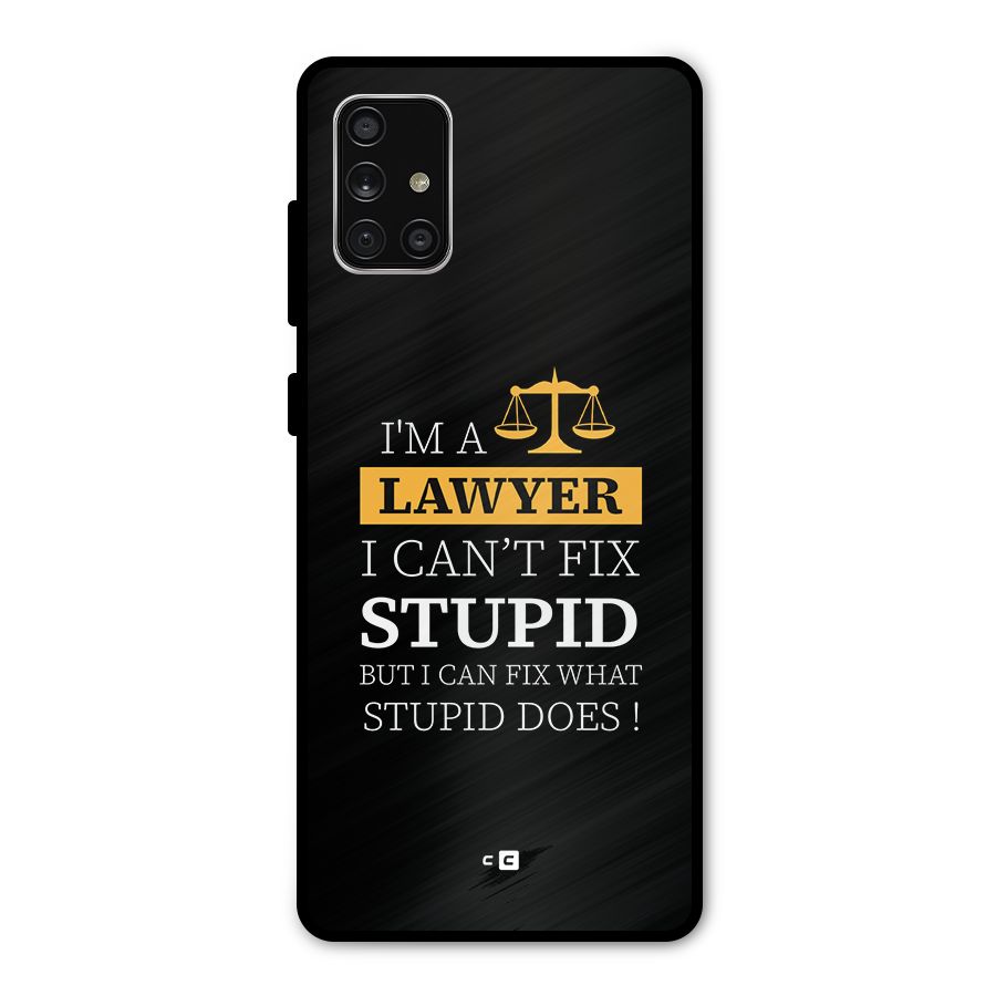 Fix Stupid Case Metal Back Case for Galaxy A71