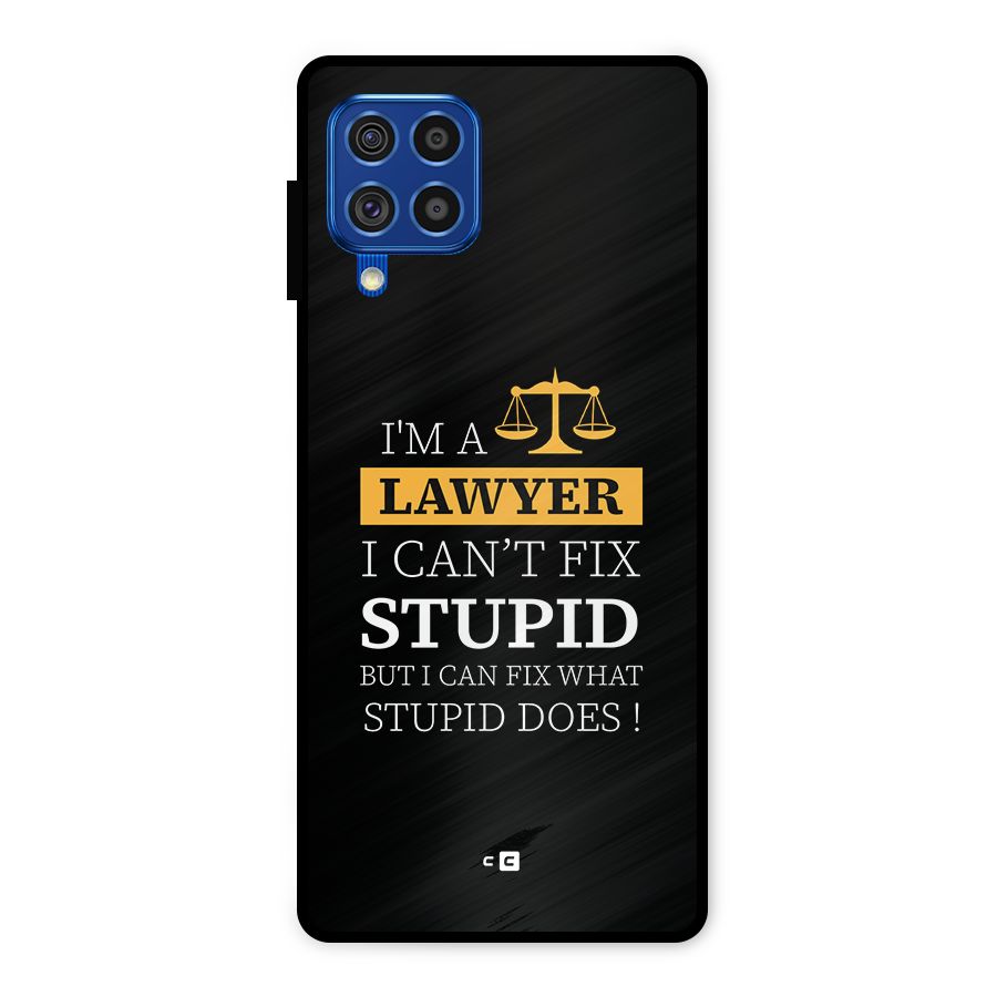 Fix Stupid Case Metal Back Case for Galaxy F62
