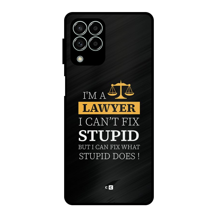 Fix Stupid Case Metal Back Case for Galaxy M33