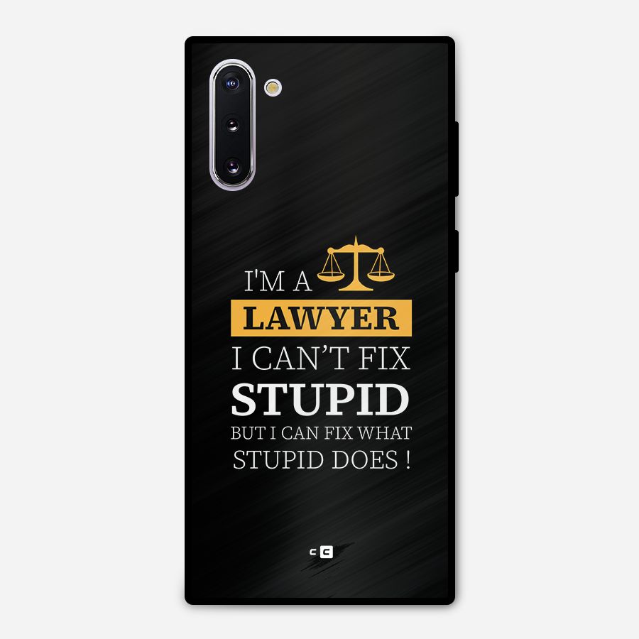 Fix Stupid Case Metal Back Case for Galaxy Note 10
