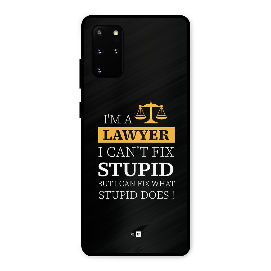 Fix Stupid Case Metal Back Case for Galaxy S20 Plus