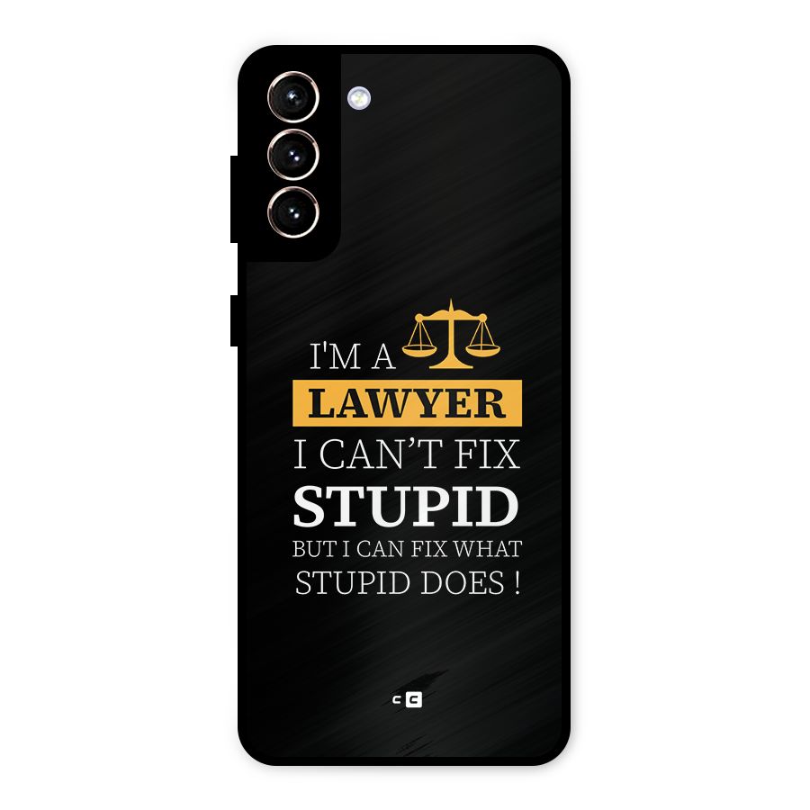 Fix Stupid Case Metal Back Case for Galaxy S21 Plus