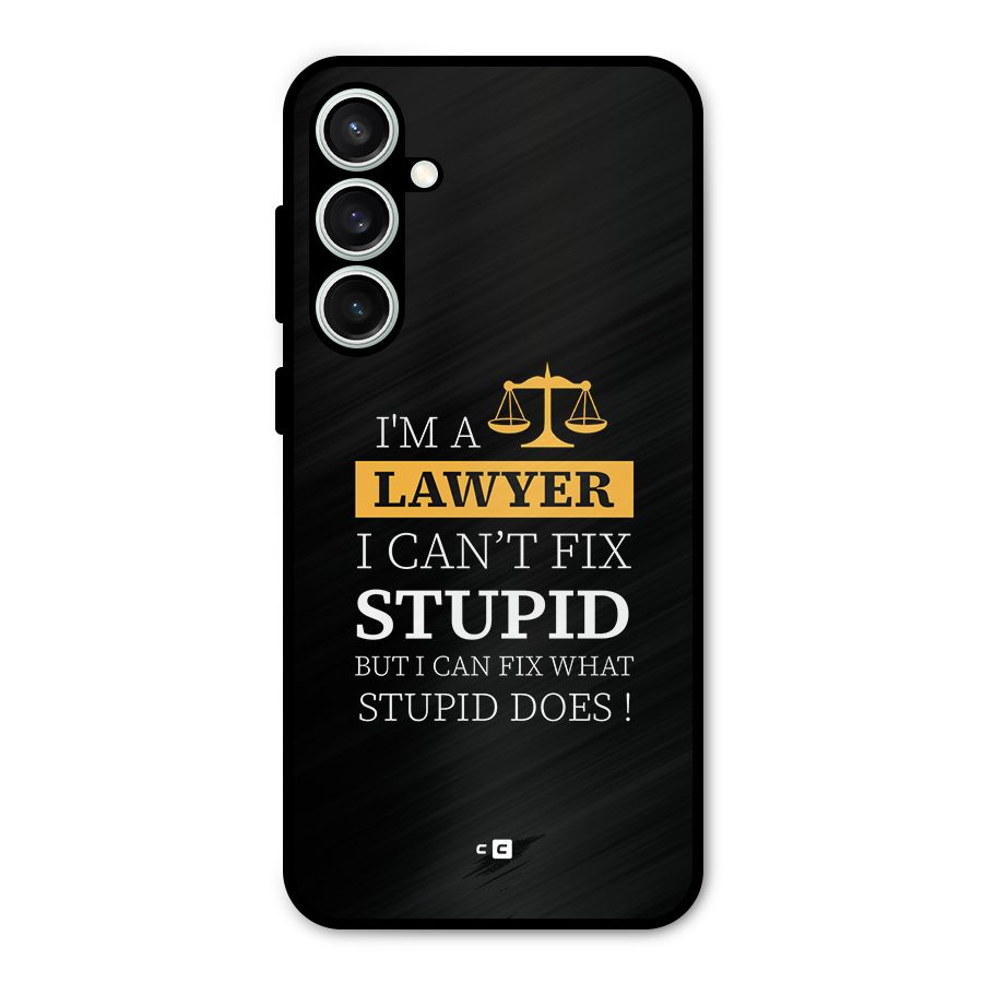 Fix Stupid Case Metal Back Case for Galaxy S23 FE