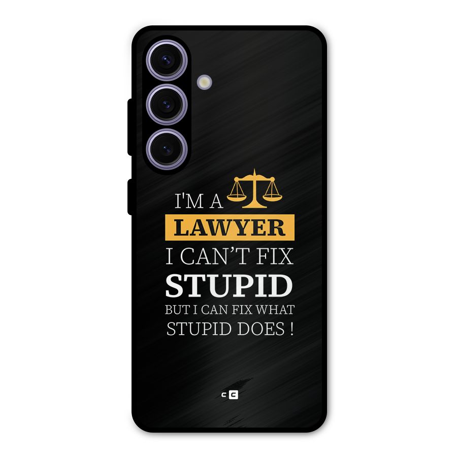 Fix Stupid Case Metal Back Case for Galaxy S24