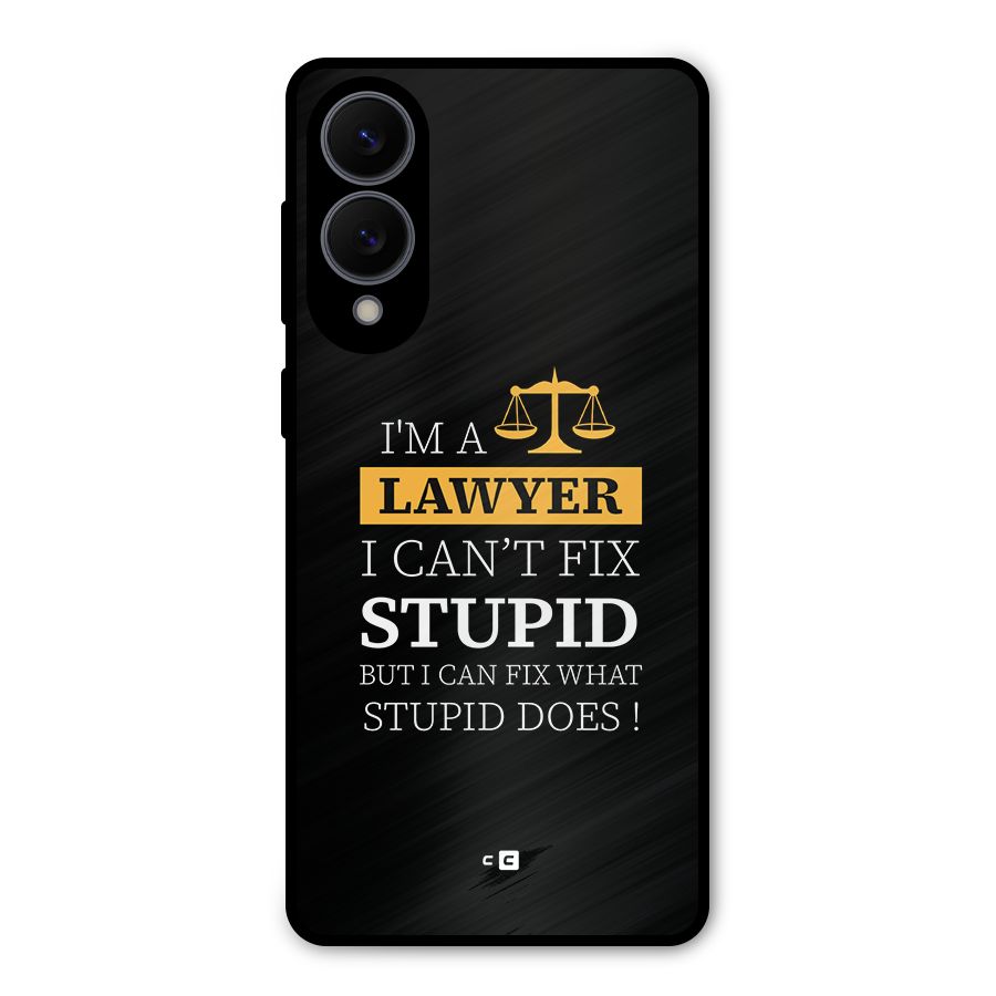 Fix Stupid Case Metal Back Case for Galaxy S25 Edge