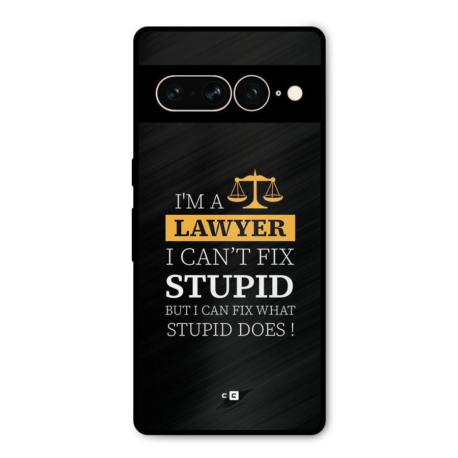 Fix Stupid Case Metal Back Case for Google Pixel 7 Pro