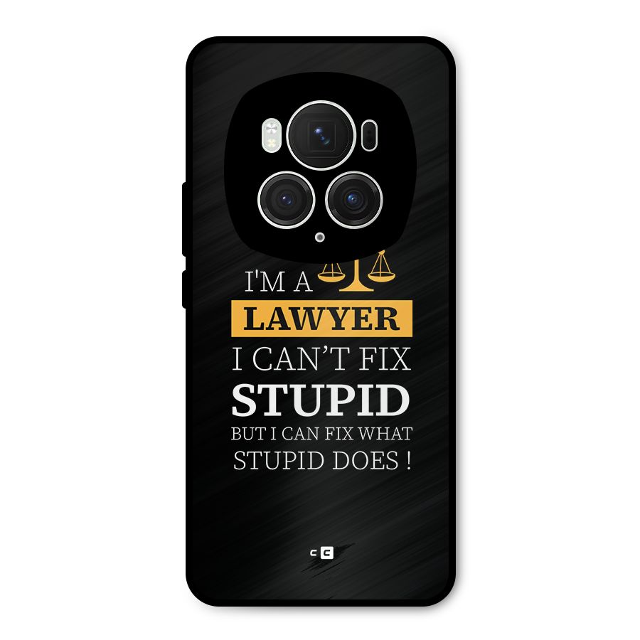 Fix Stupid Case Metal Back Case for Honor Magic6 Pro