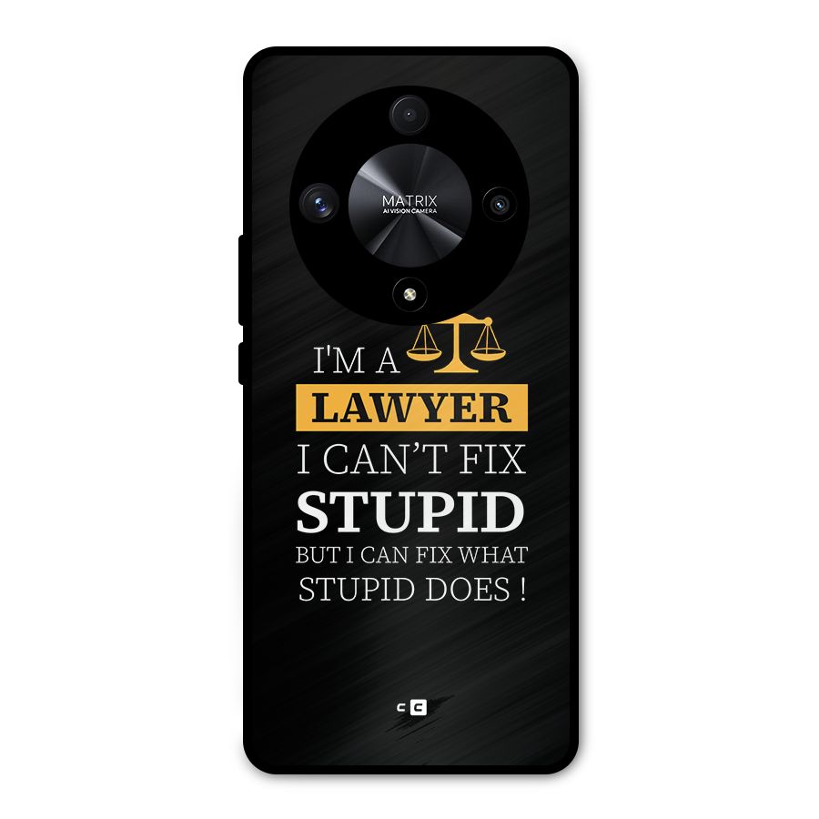 Fix Stupid Case Metal Back Case for Honor X9b