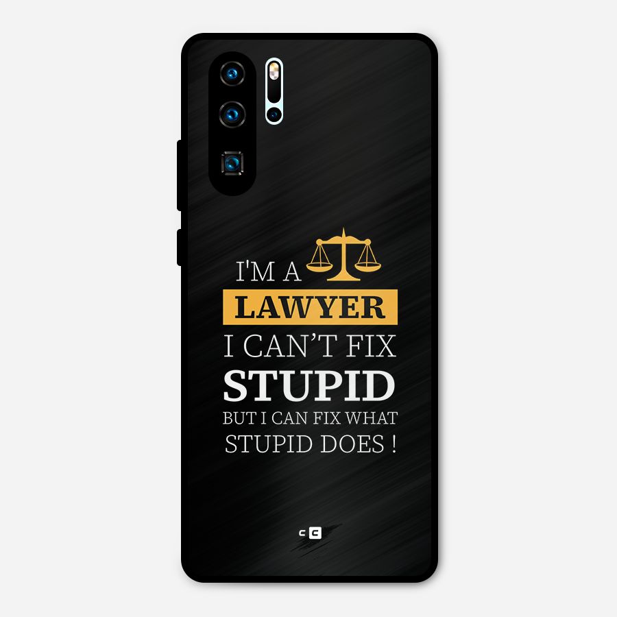 Fix Stupid Case Metal Back Case for Huawei P30 Pro
