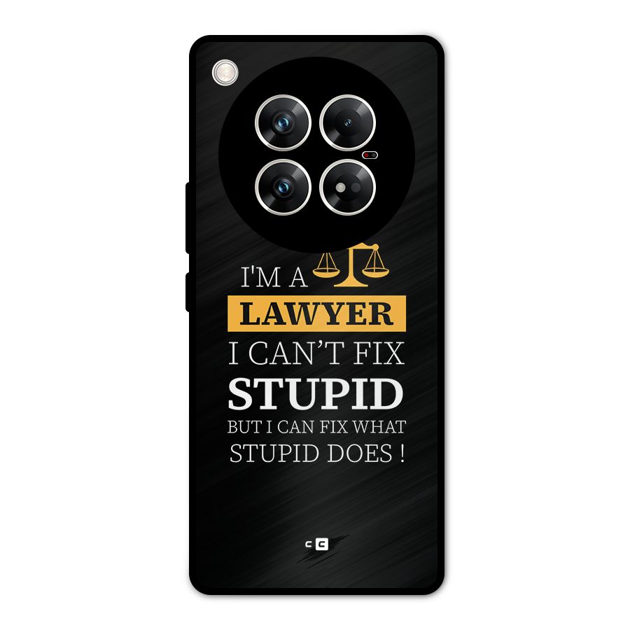 Fix Stupid Case Metal Back Case for Infinix Zero 40 5G