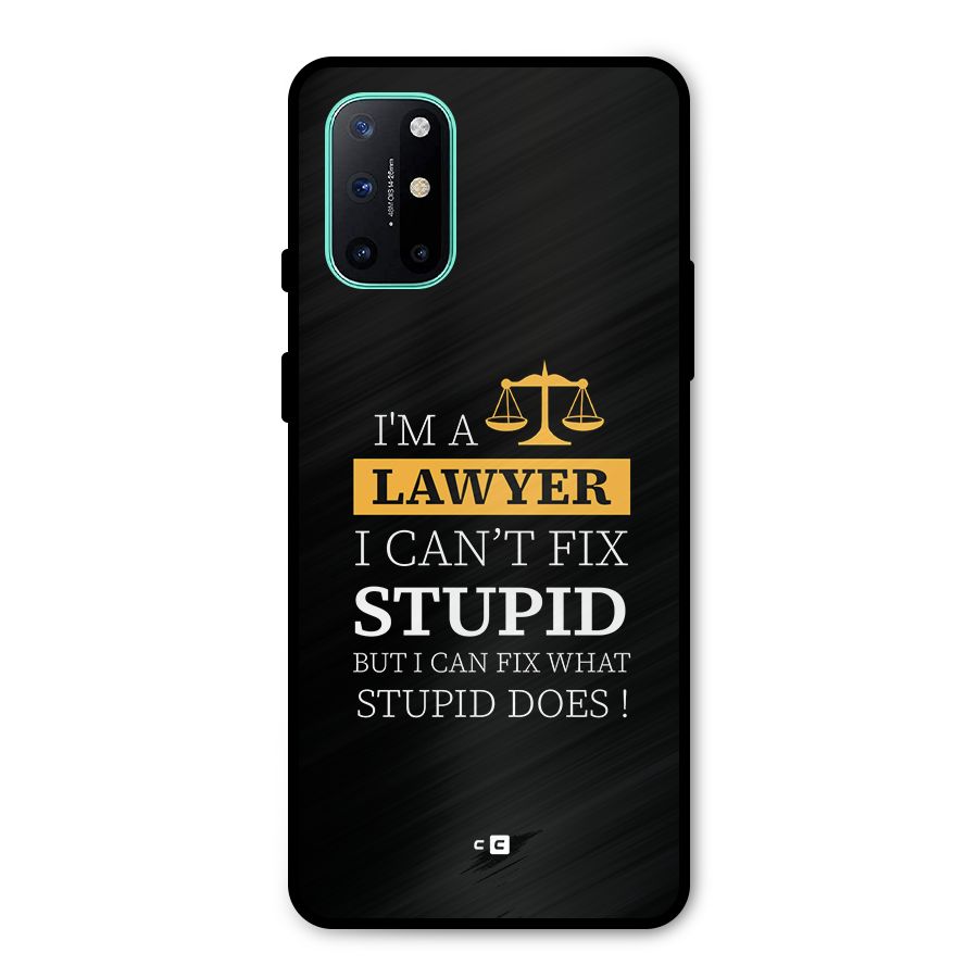 Fix Stupid Case Metal Back Case for OnePlus 8T