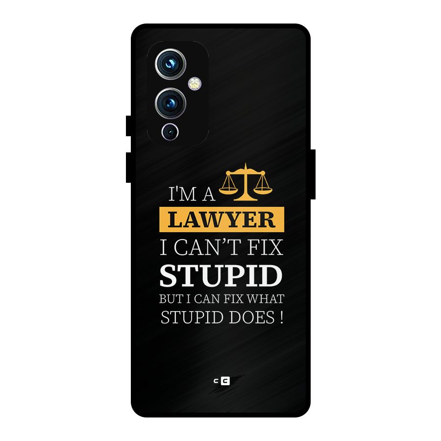 Fix Stupid Case Metal Back Case for OnePlus 9