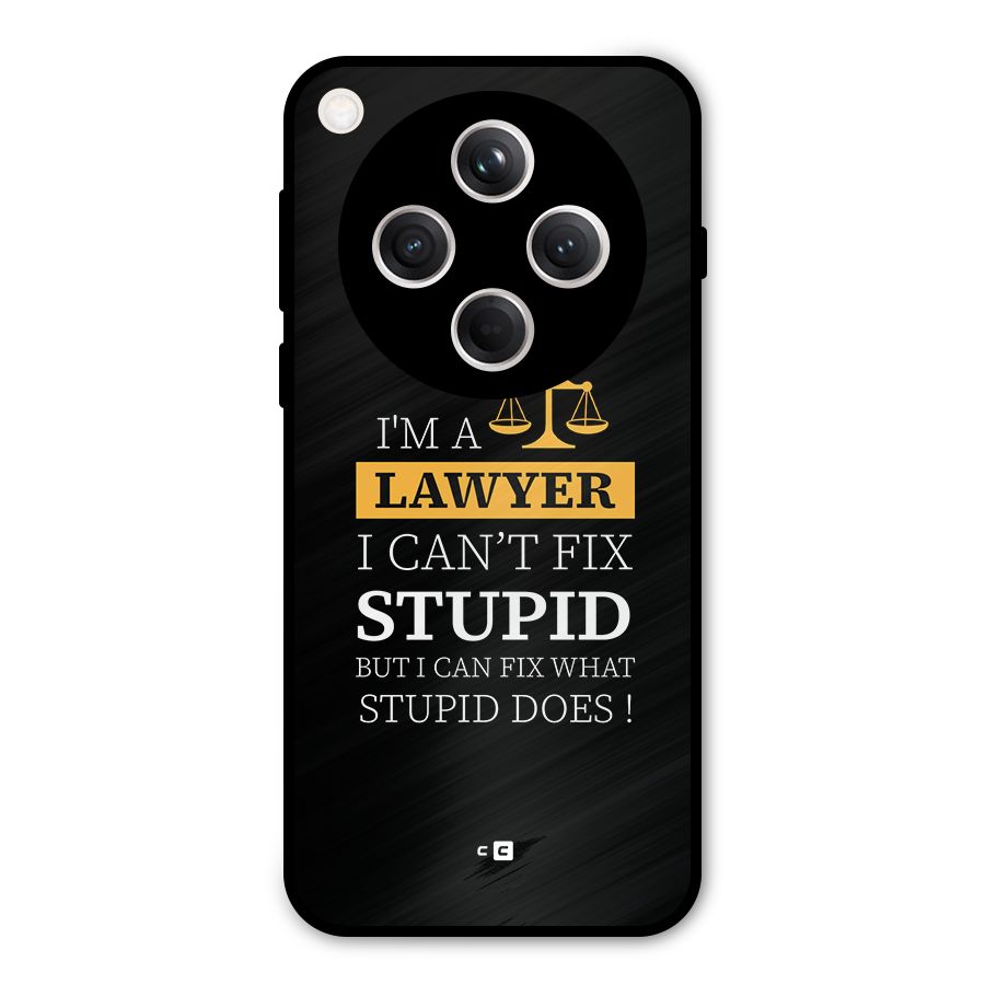 Fix Stupid Case Metal Back Case for Oppo Find X8