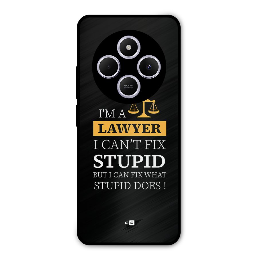 Fix Stupid Case Metal Back Case for Poco M7