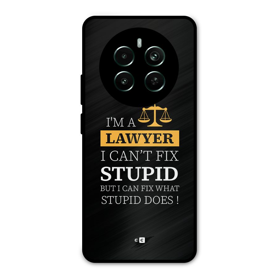 Fix Stupid Case Metal Back Case for Realme 12 Pro Plus