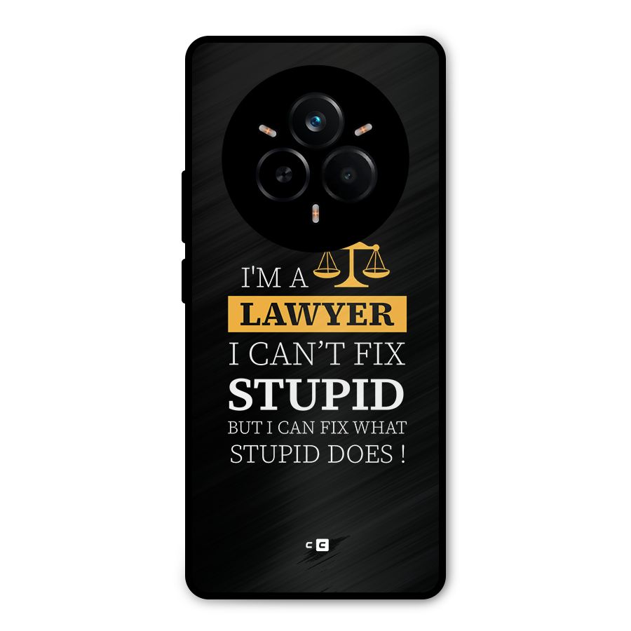 Fix Stupid Case Metal Back Case for Realme 14 Pro