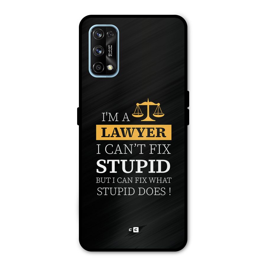 Fix Stupid Case Metal Back Case for Realme 7 Pro