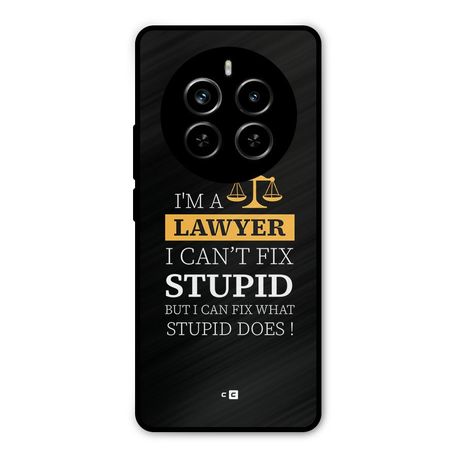Fix Stupid Case Metal Back Case for Realme P1 Pro