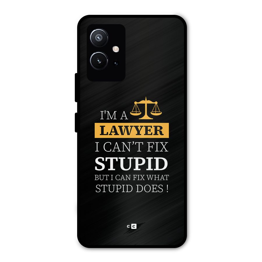 Fix Stupid Case Metal Back Case for Vivo T1 5G