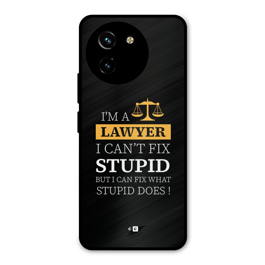 Fix Stupid Case Metal Back Case for Vivo T3x