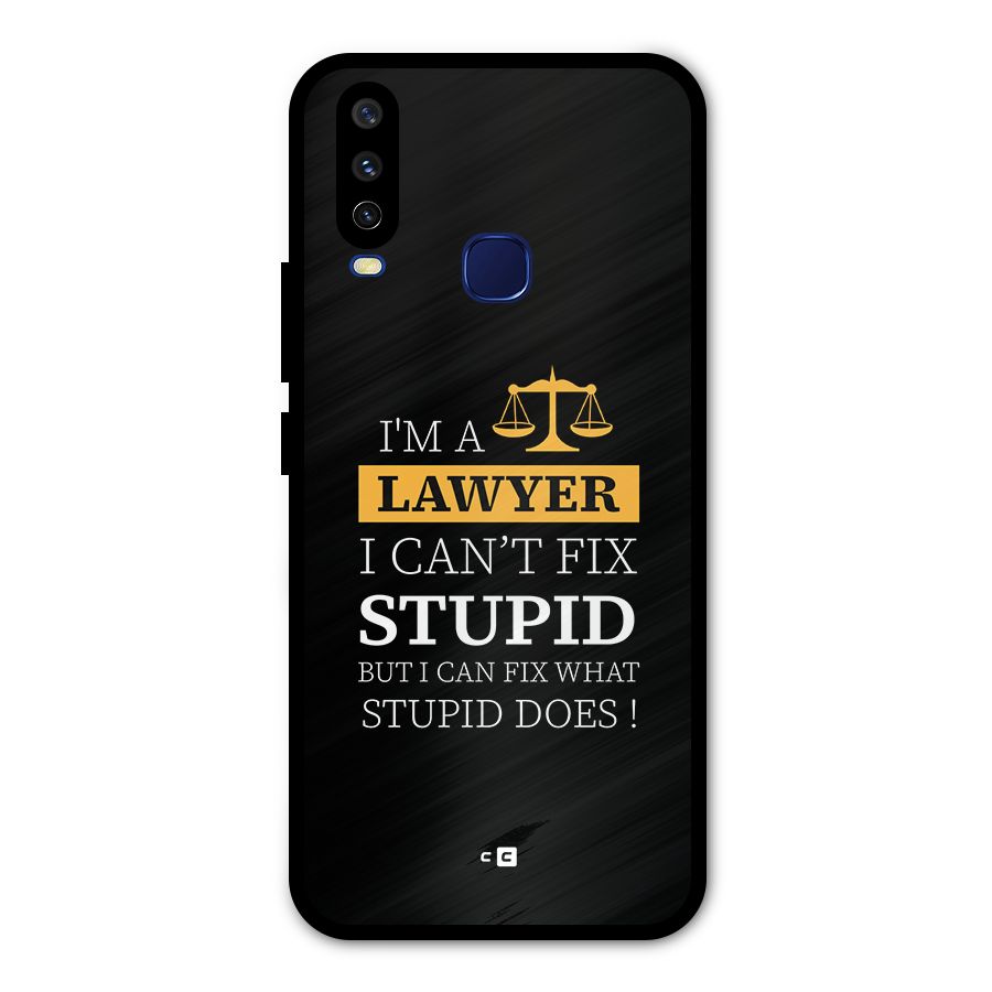 Fix Stupid Case Metal Back Case for Vivo V17