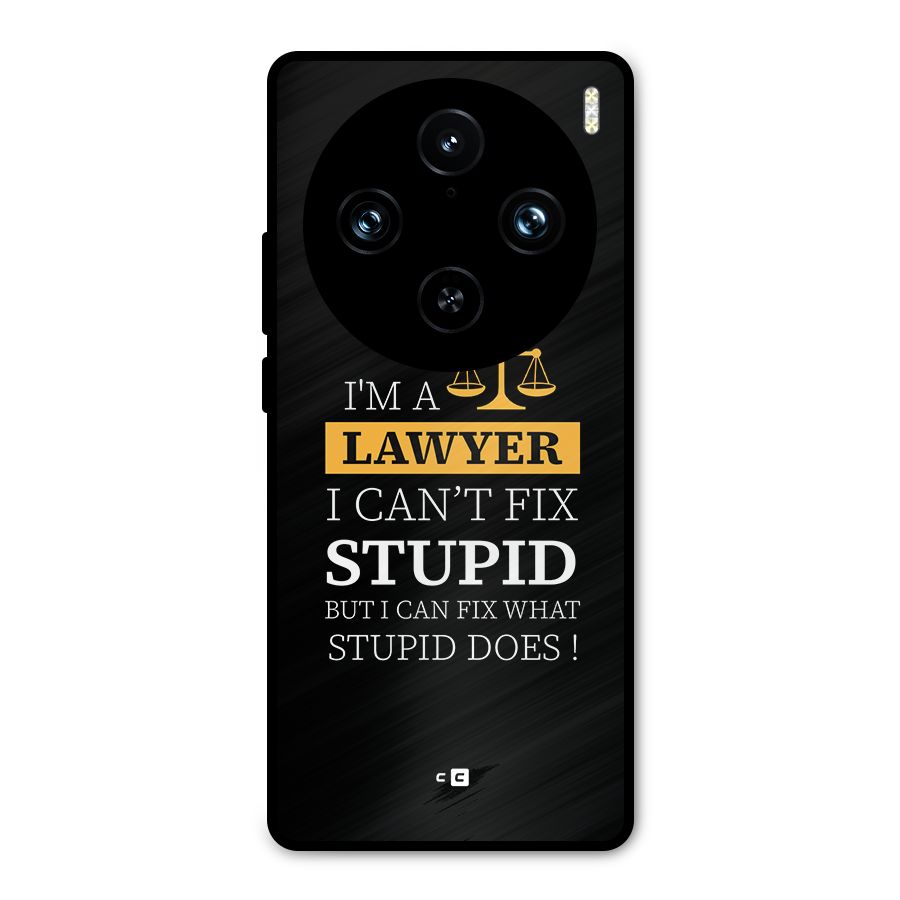 Fix Stupid Case Metal Back Case for Vivo X100 Pro