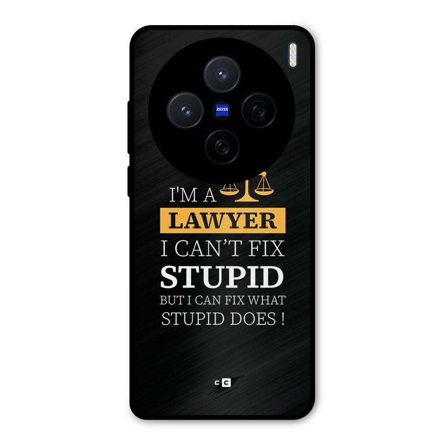 Fix Stupid Case Metal Back Case for Vivo X200