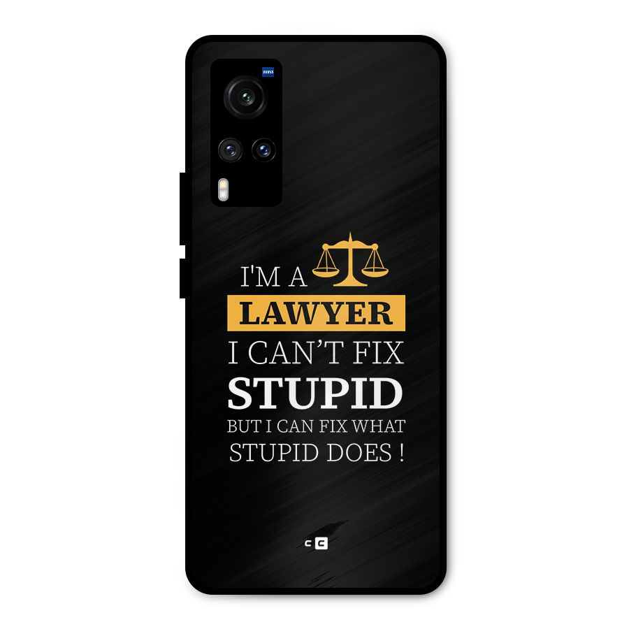 Fix Stupid Case Metal Back Case for Vivo X60