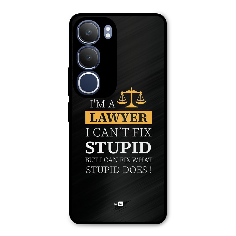 Fix Stupid Case Metal Back Case for Vivo Y29