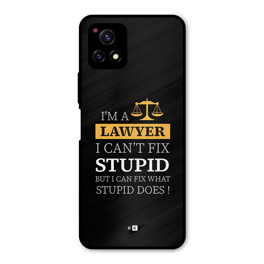 Fix Stupid Case Metal Back Case for Vivo Y72 5G