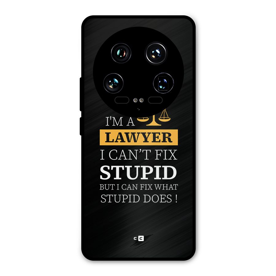 Fix Stupid Case Metal Back Case for Xiaomi 14 Ultra