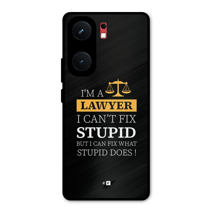 Fix Stupid Case Metal Back Case for iQOO Neo 9 Pro