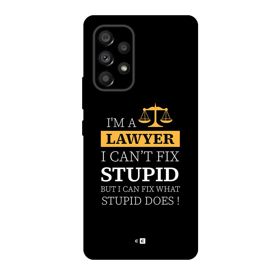 Fix Stupid Case Original Polycarbonate Back Case for Galaxy A53 5G