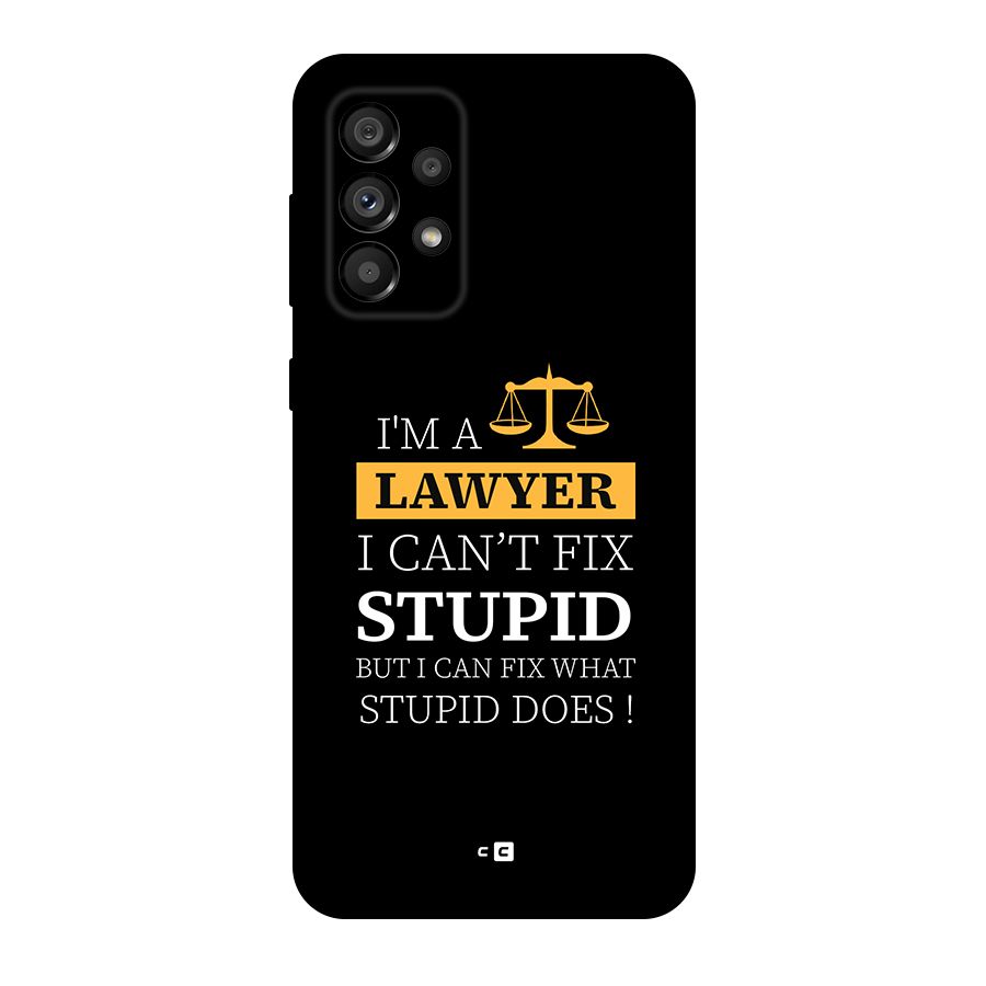 Fix Stupid Case Original Polycarbonate Back Case for Galaxy A73 5G