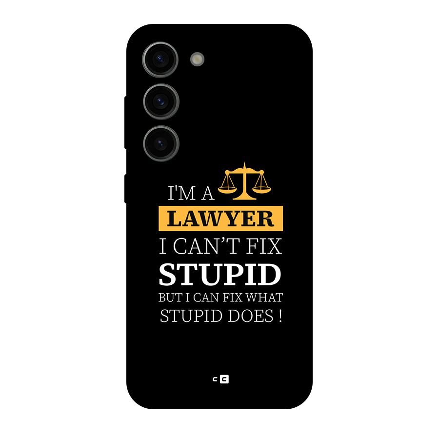 Fix Stupid Case Original Polycarbonate Back Case for Galaxy S23