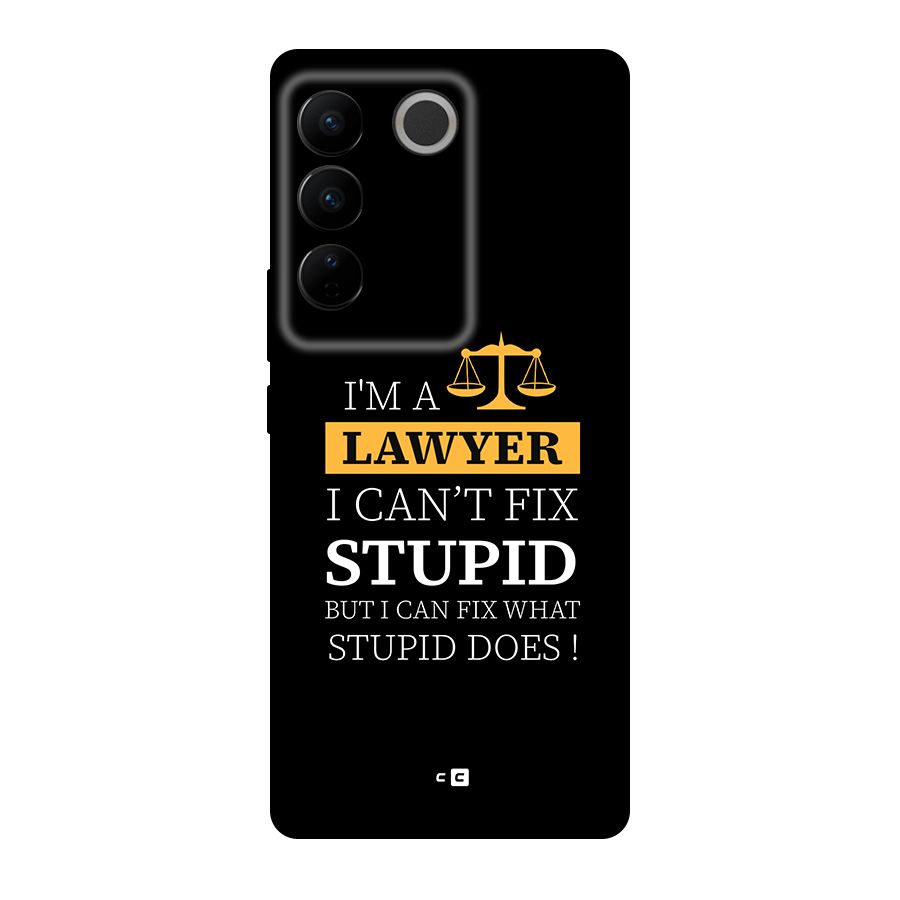 Fix Stupid Case Original Polycarbonate Back Case for Vivo V27