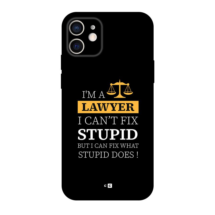 Fix Stupid Case Original Polycarbonate Back Case for iPhone 12