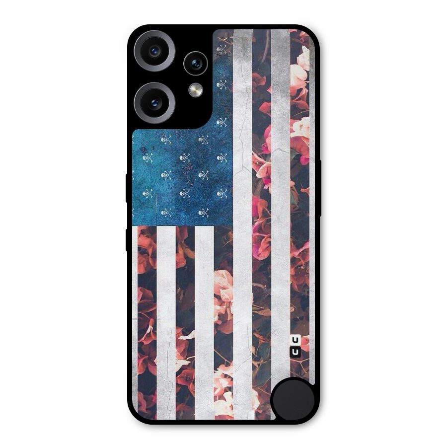 Flag Stripes Metal Back Case for Nothing CMF Phone 2 Pro