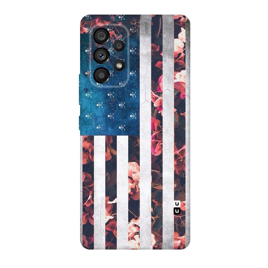 Flag Stripes Original Polycarbonate Back Case for Galaxy A53 5G