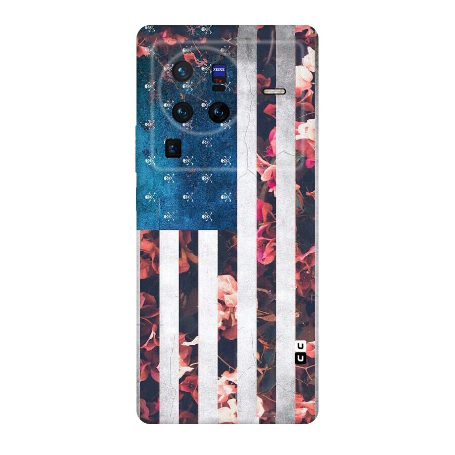 Flag Stripes Original Polycarbonate Back Case for Vivo X80