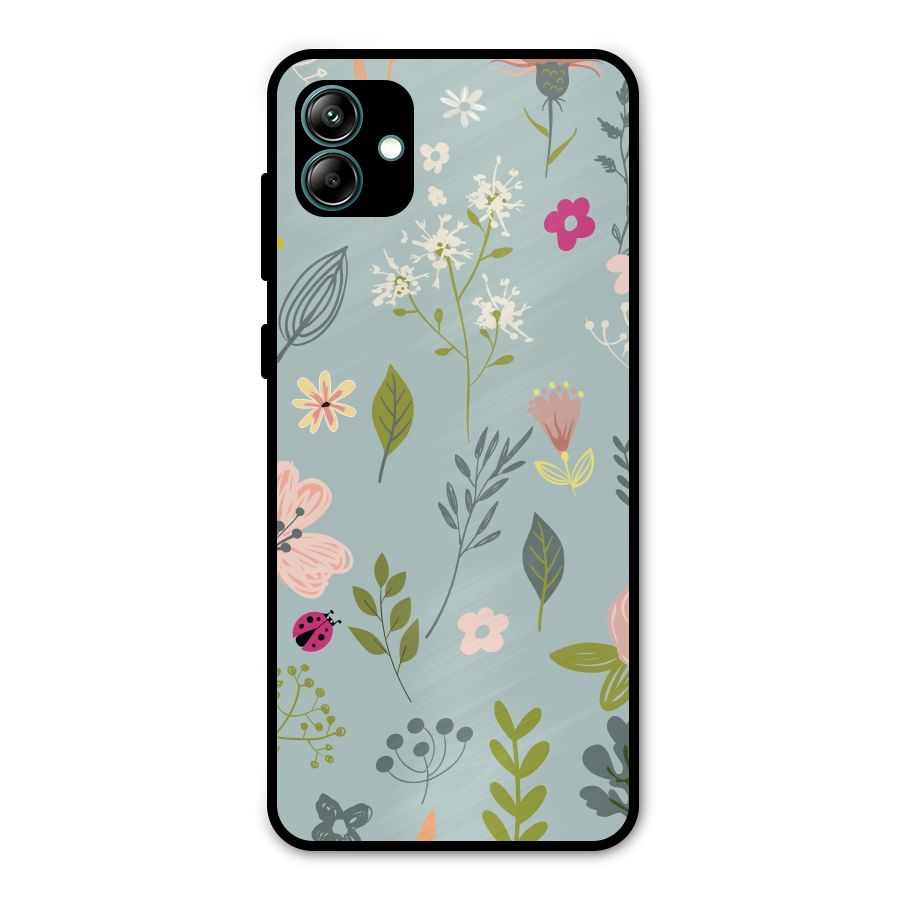 Flawless Flowers Metal Back Case for Galaxy A04