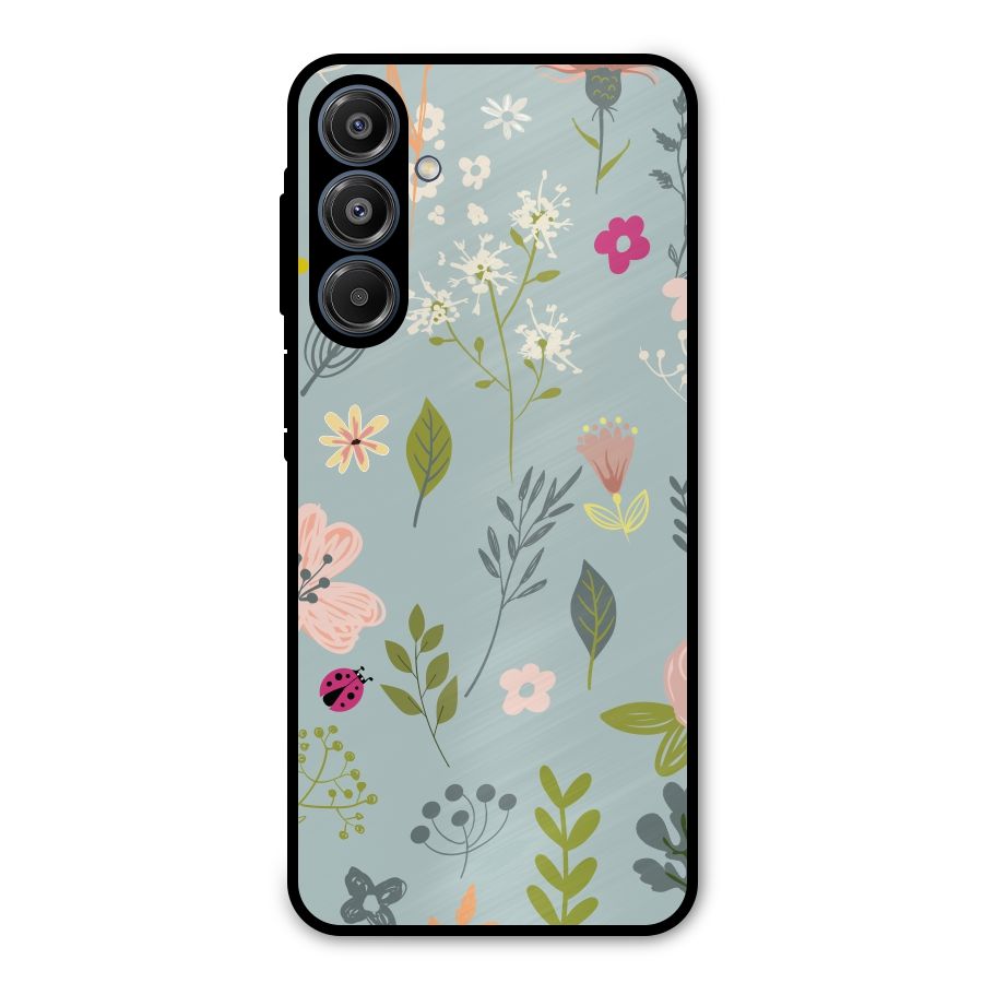 Flawless Flowers Metal Back Case for Galaxy A16 5G