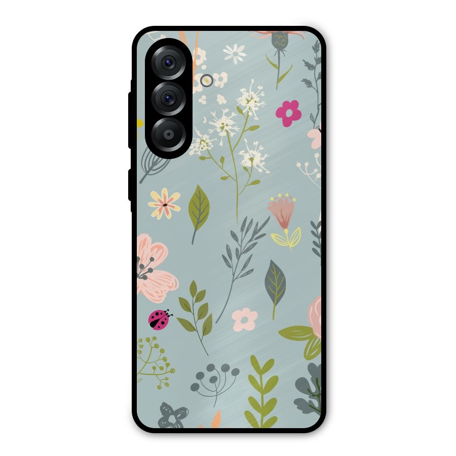 Flawless Flowers Metal Back Case for Galaxy A36