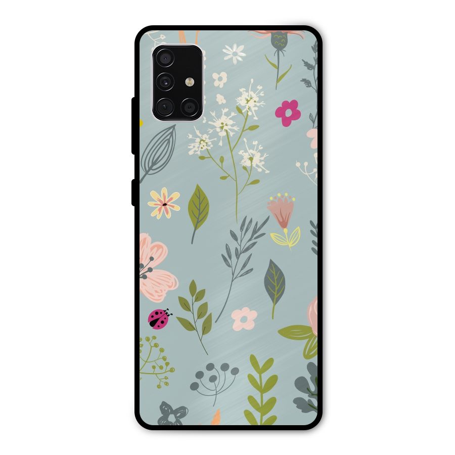 Flawless Flowers Metal Back Case for Galaxy A51