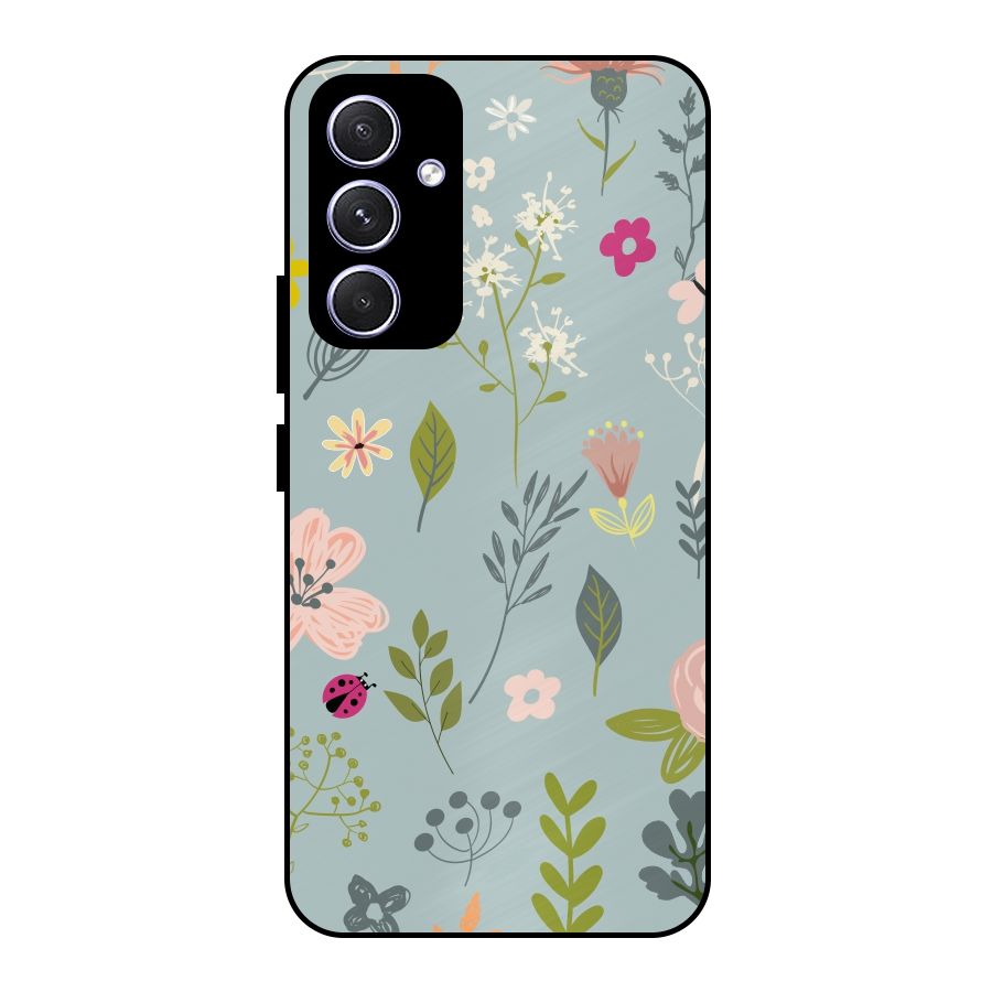 Flawless Flowers Metal Back Case for Galaxy A54