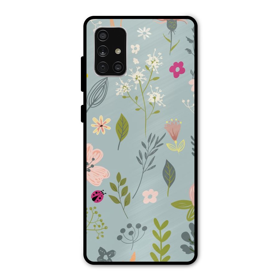 Flawless Flowers Metal Back Case for Galaxy A71