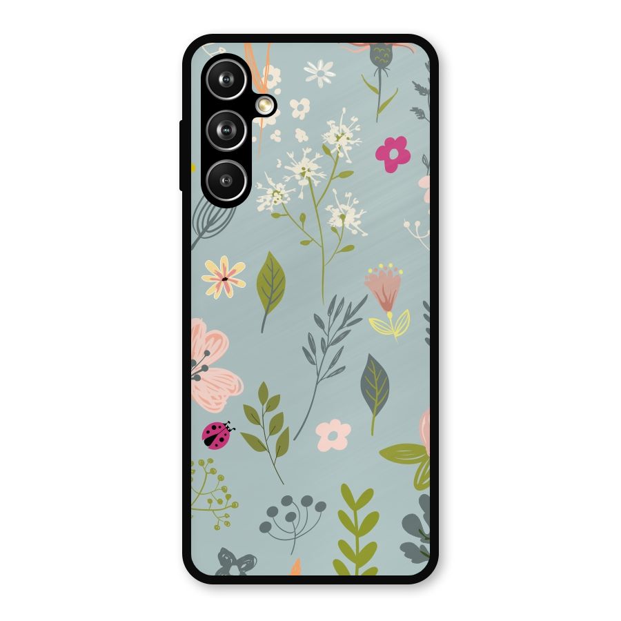 Flawless Flowers Metal Back Case for Galaxy F54